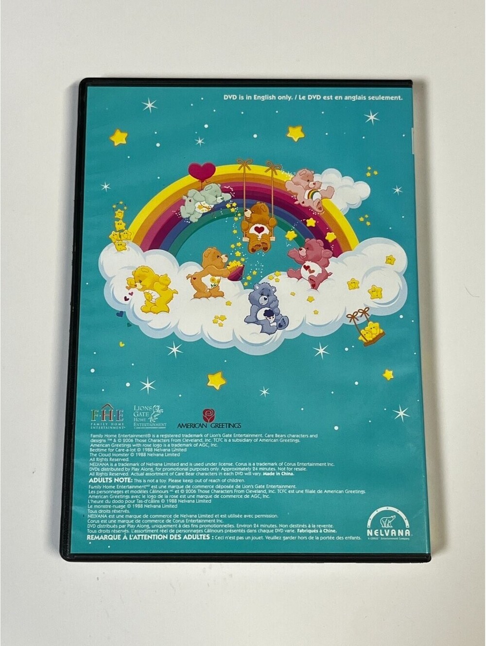 Care Bears: Bedtime for Care-a-lot and the Cloud DVD Children's - Picture 2 of 2